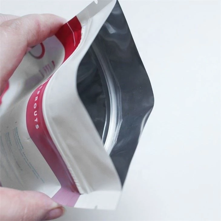 Laminated Metalized Pouch Bags With Zipper